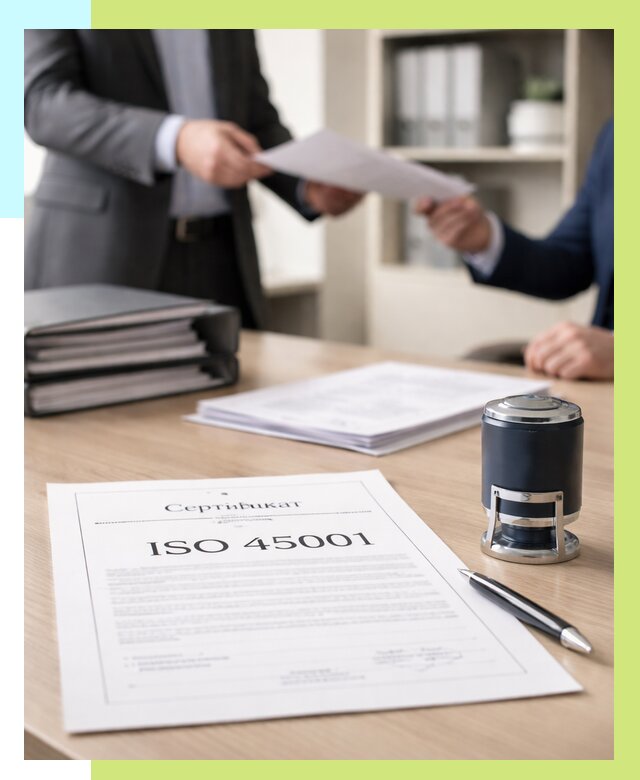 Сертификат ISO 45001 в Шарыпове под ключ от 45473 р. | Сертэкс